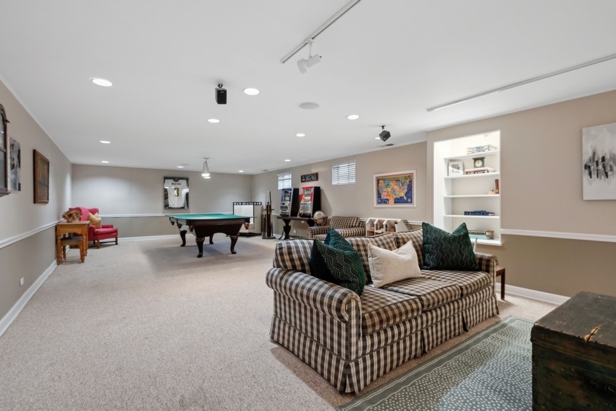 34 Longmeadow Road Winnetka, IL 60093 - Photo 29 of 35 a living room with furniture and a flat screen tv