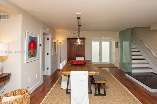 a very nice looking room with a large window