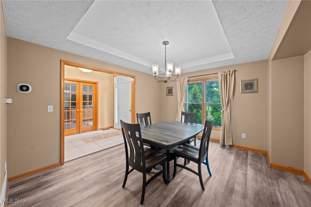 36339 Mills Road North Ridgeville, OH 44039 - Photo 11 of 48 LVT flooring and tray ceiling in the dining room