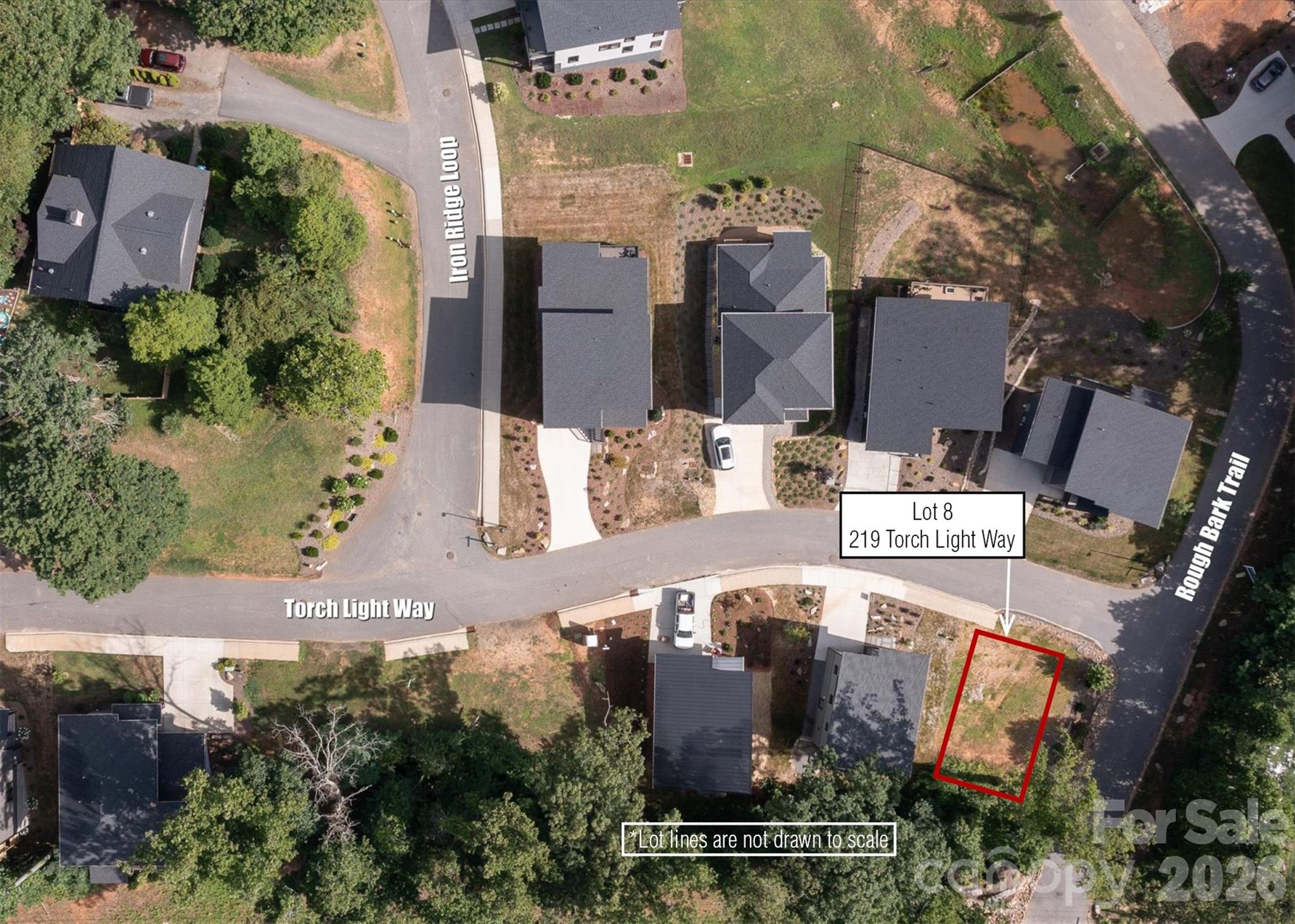 219 Torch Light Way, Unit 8 Asheville, NC 28806 - Photo 1 of 3 an aerial view of residential houses with outdoor space and street view