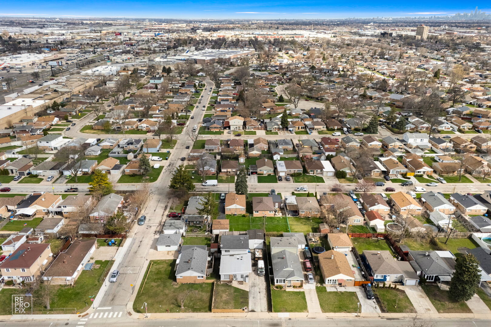 4680 West 83rd Street Chicago, IL 60652 - Photo 22 of 22 an aerial view of residential houses with outdoor space