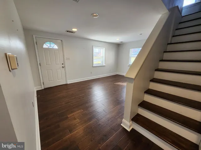 wooden floor in an empty room with wooden floor