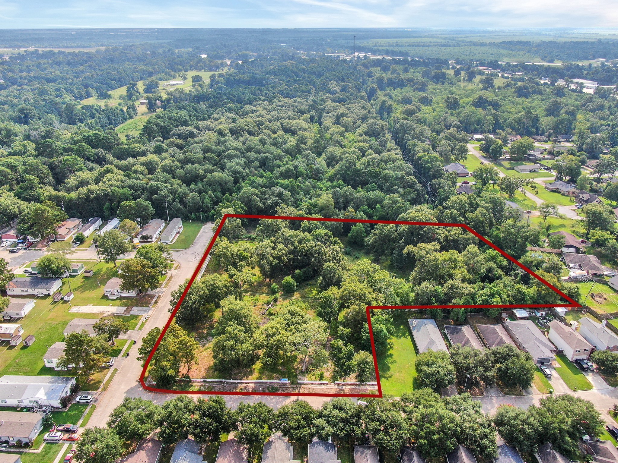 0 Silver Maple Drive Huffman, TX 77336 - Photo 4 of 14 an aerial view of a house with a yard