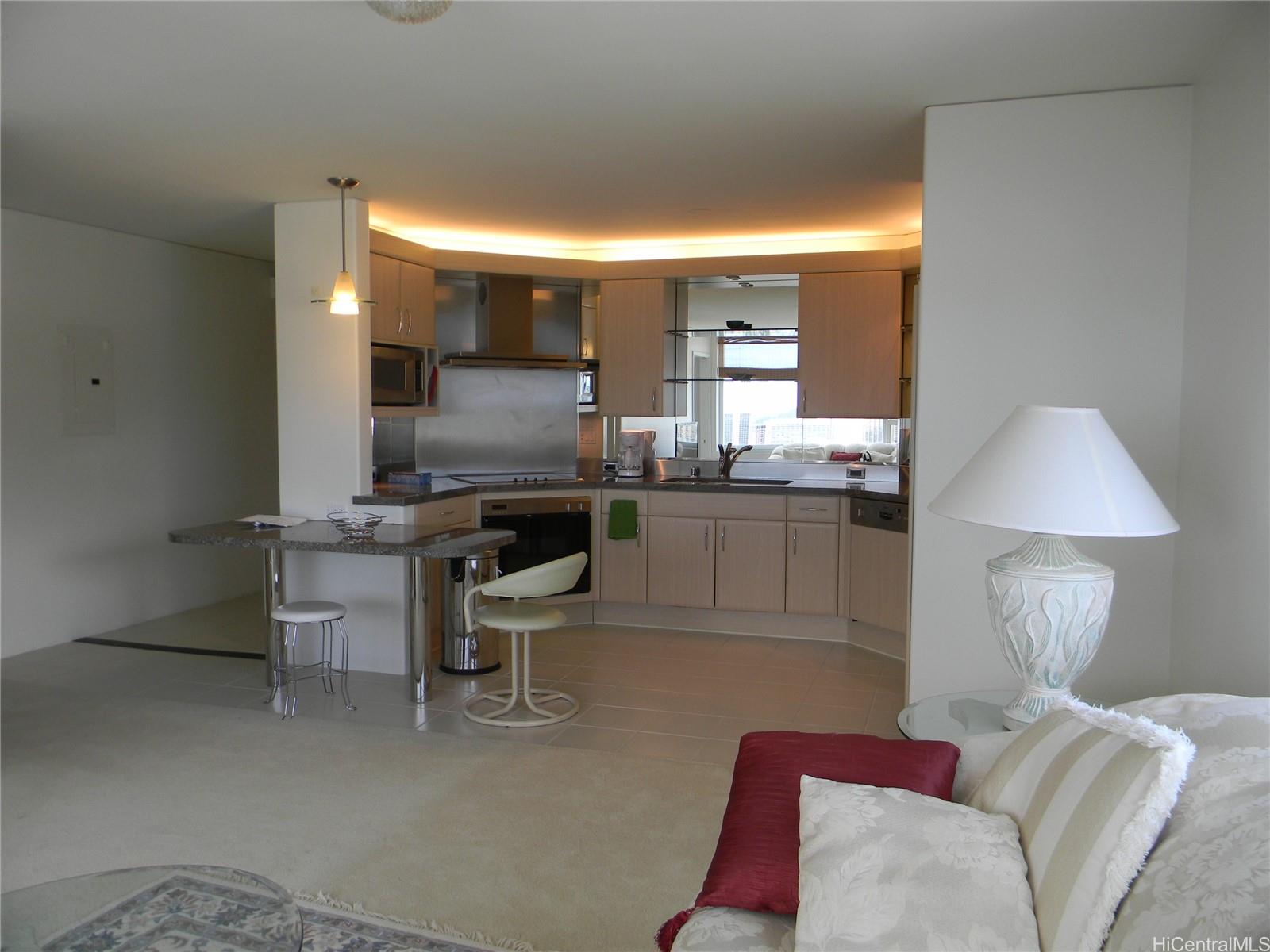 88 Piikoi Street, Unit 3604 Honolulu, HI 96814 - Photo 6 of 7 kitchen (unit unfurnished)