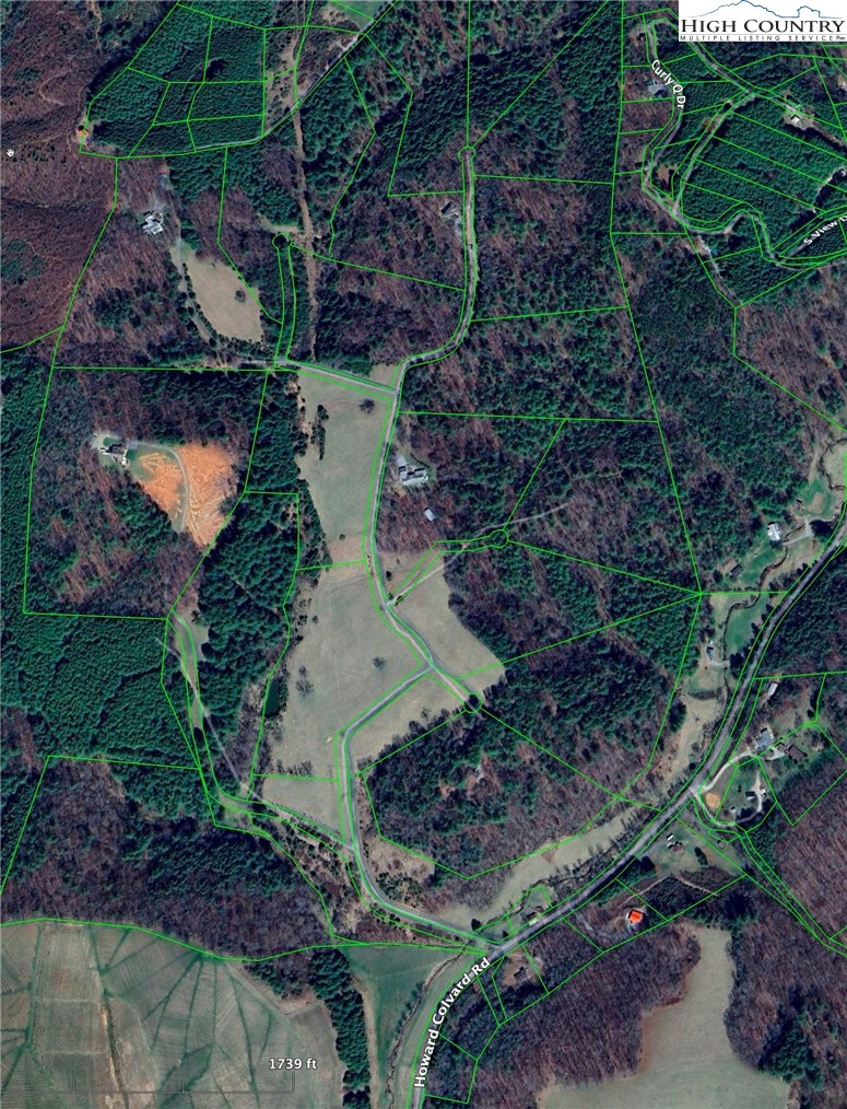 Lot 4 Running Cedar Lane Crumpler, NC 28617 - Photo 16 of 19 a aerial view of a house