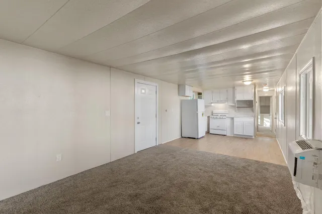 a view of a livingroom with an empty space