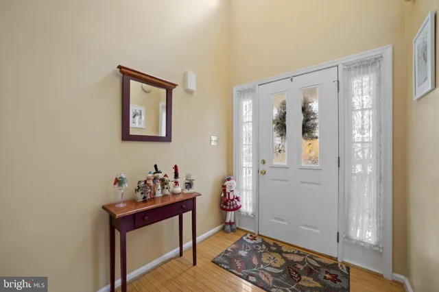 a room that has a table and a chair in it