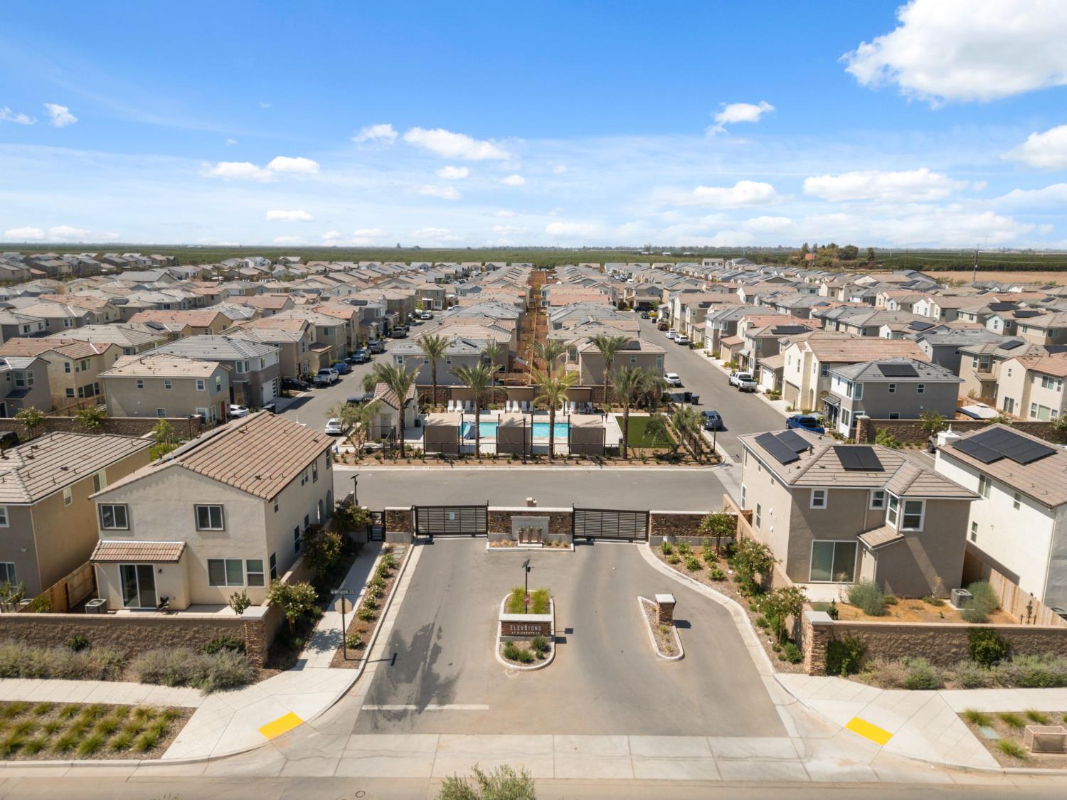 1109 Royalty Way West Madera, CA 93636 - Photo 35 of 47 an aerial view of residential houses with outdoor space