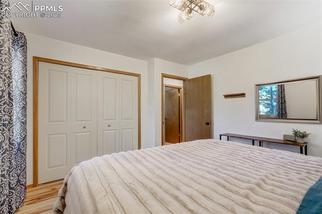 9910 Mountain Road Cascade, CO 80809 - Photo 2 of 3 Unit A - Bedroom #1 with view of larger closet.