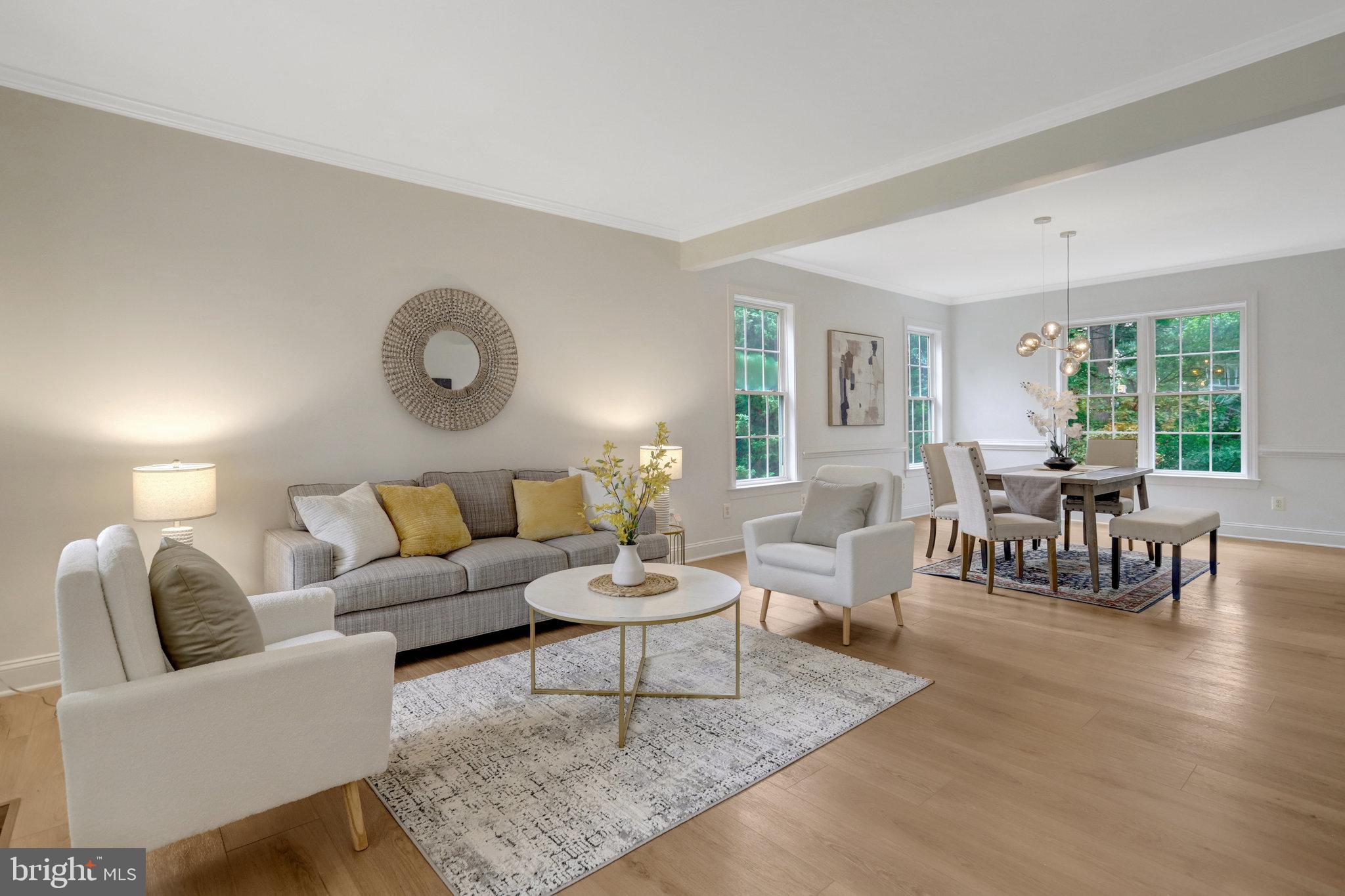 3905 Cook Street Alexandria, VA 22311 - Photo 2 of 39 a living room with furniture and wooden floor