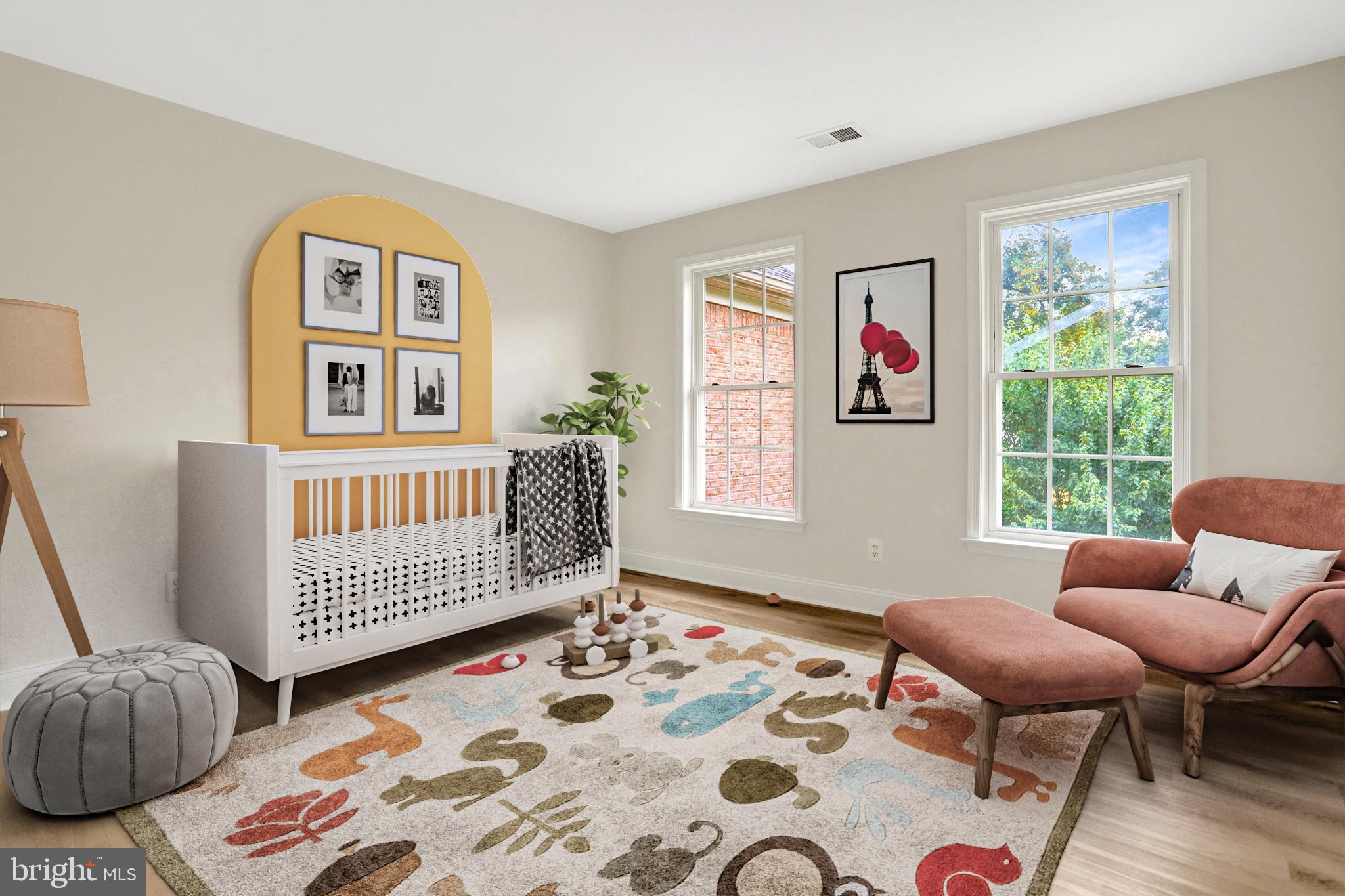 3905 Cook Street Alexandria, VA 22311 - Photo 31 of 39 a bedroom with furniture and a window