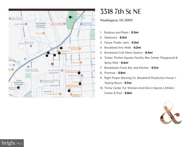 $960,000 | 3318 7th Street Northeast, Washington, DC 20017