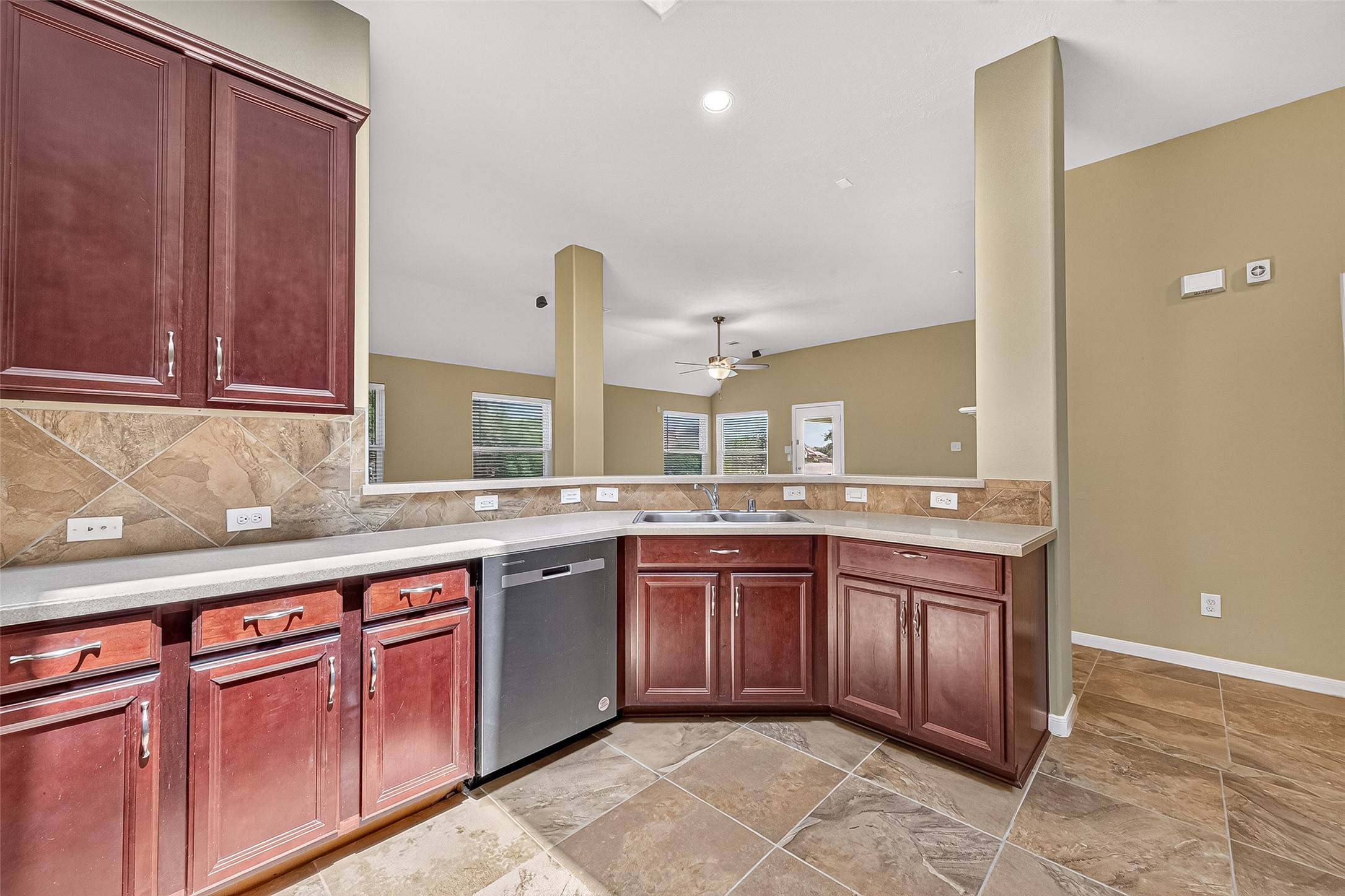 2014 Foxgate Drive Rosenberg, TX 77471 - Photo 11 of 24 Kitchen Overlooking Family Room