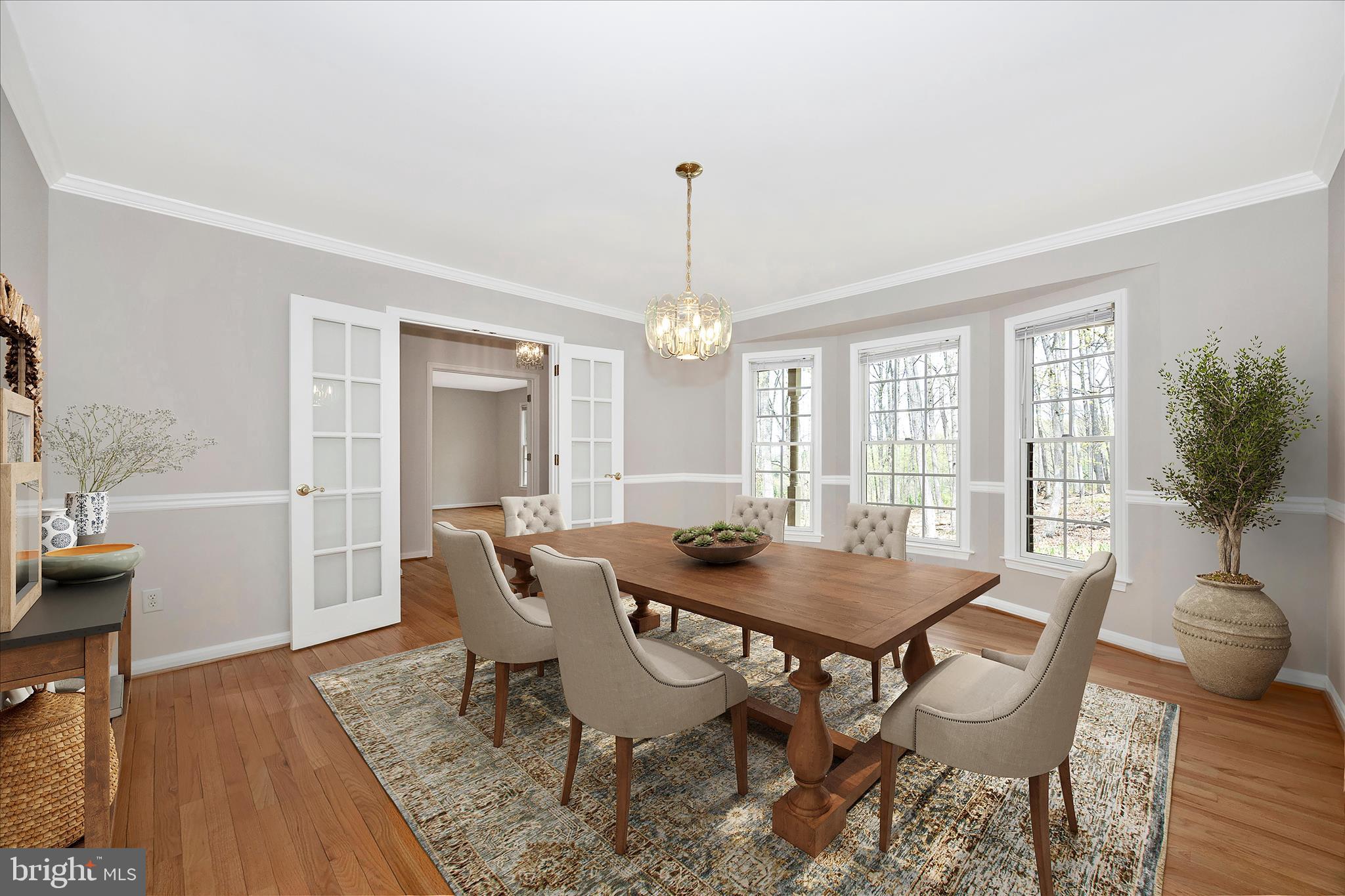 10393 Liberty Road Frederick, MD 21701 - Photo 6 of 47 a view of a dining room with furniture window and wooden floor