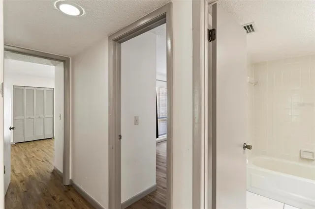 a view of a bathroom from a bathroom