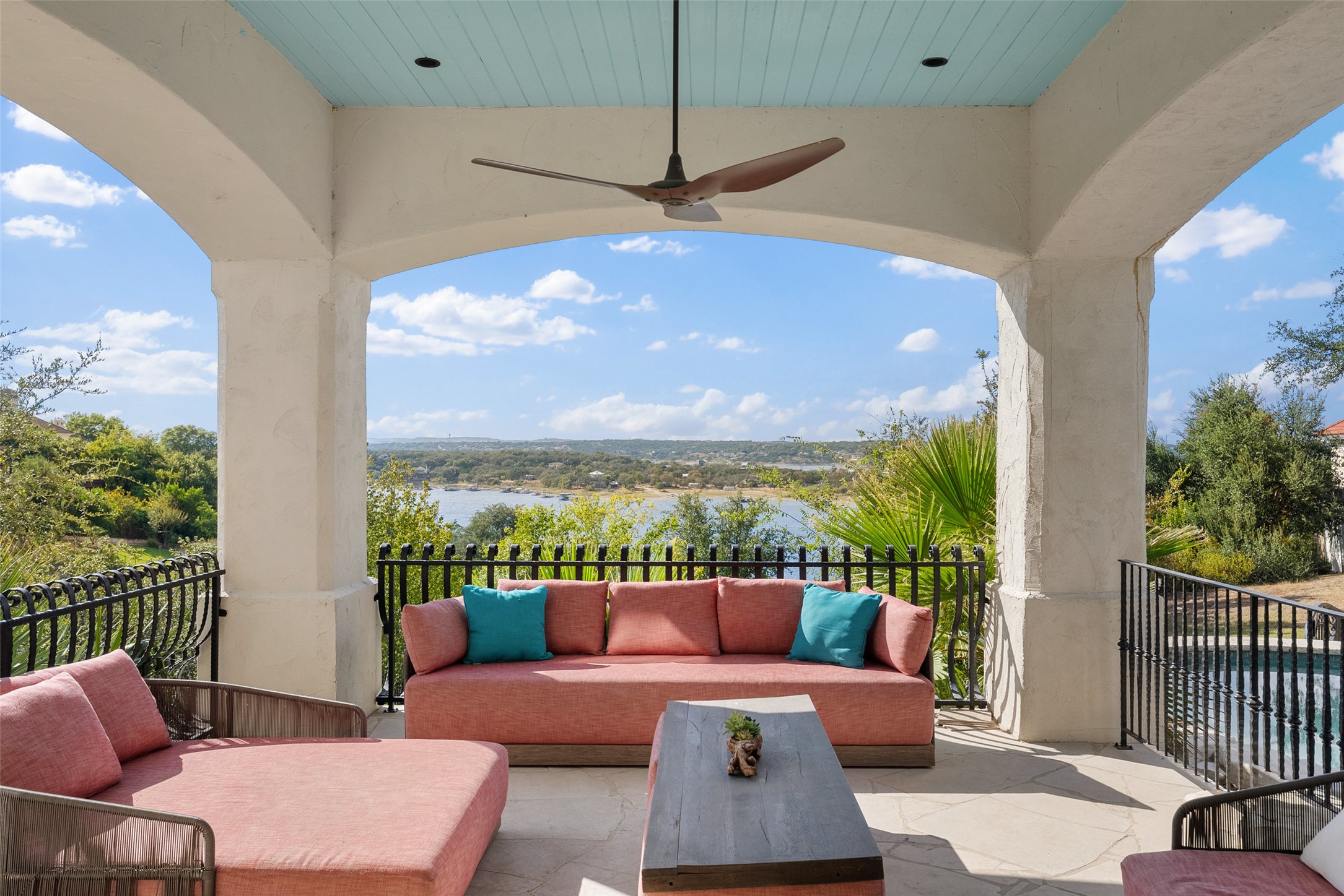 203 Bella Riva Drive Austin, TX 78734 - Photo 21 of 40 Outdoor living provides incredible lakefront views