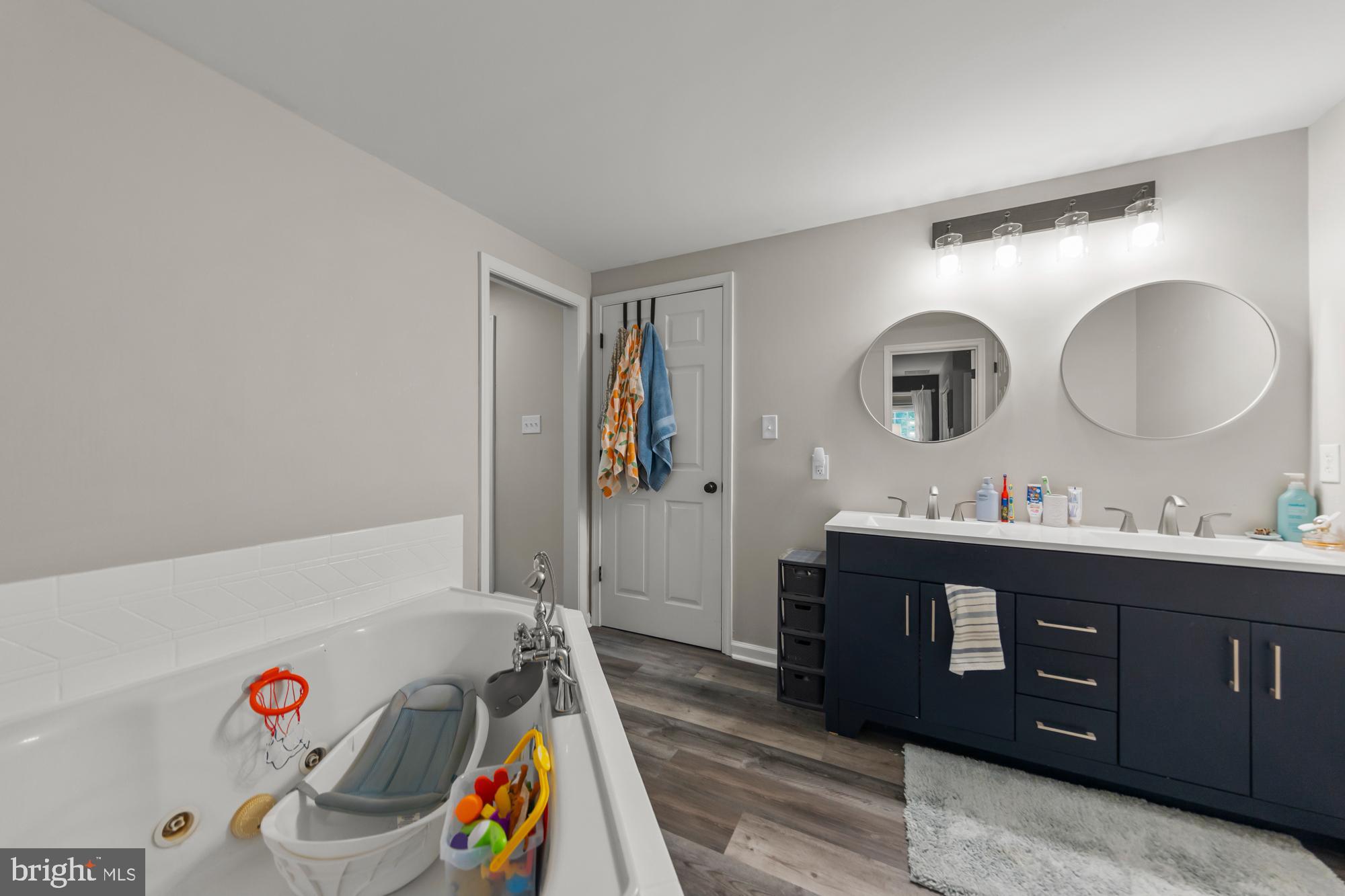 357 Hunting Ridge Road Winchester, VA 22603 - Photo 22 of 54 Full bath with double sinks & jetted tub