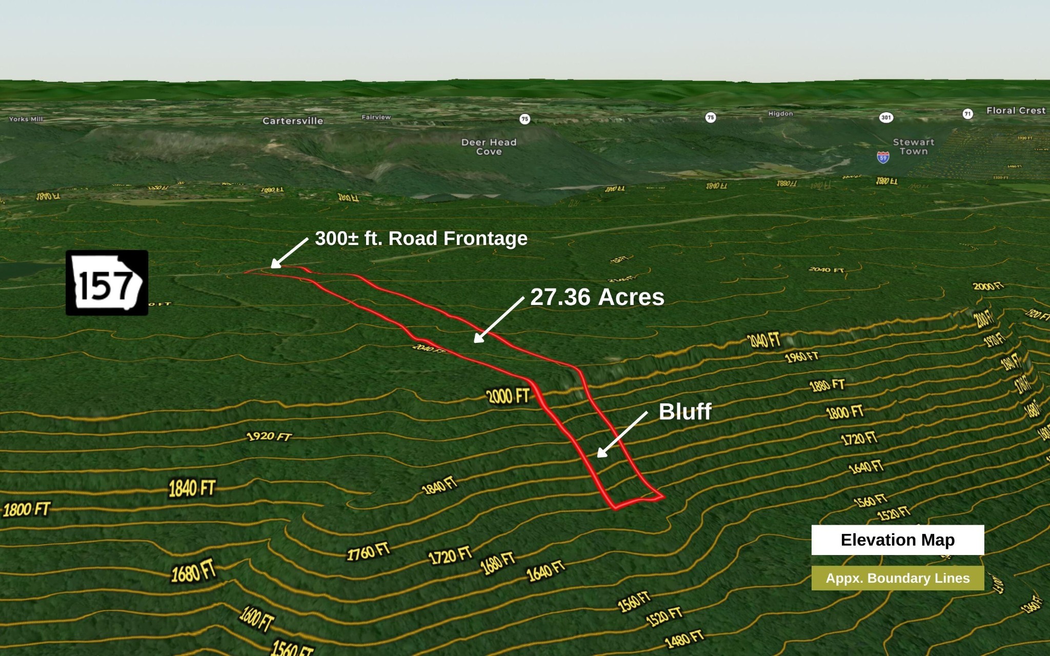 27 Highway 157 Rising Fawn, GA 30738 - Photo 4 of 24 a view of a tennis court