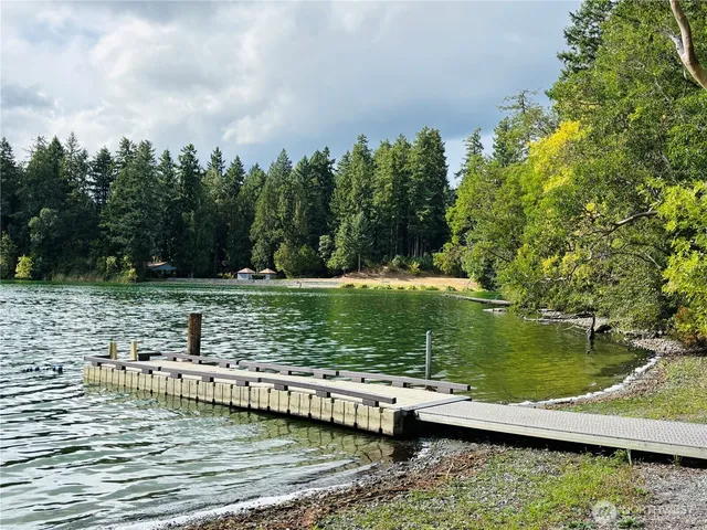 a view of boat floating on water