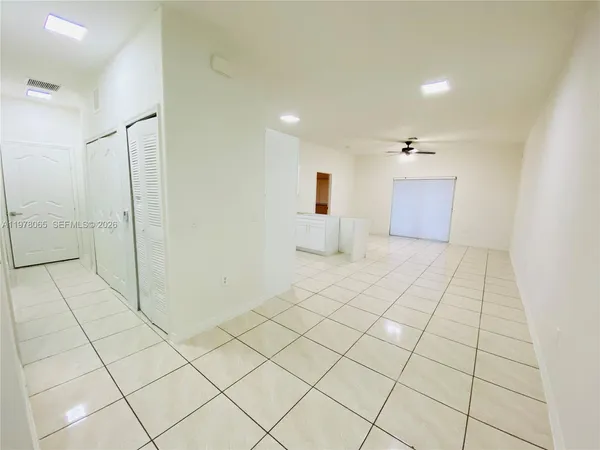 a view of empty room