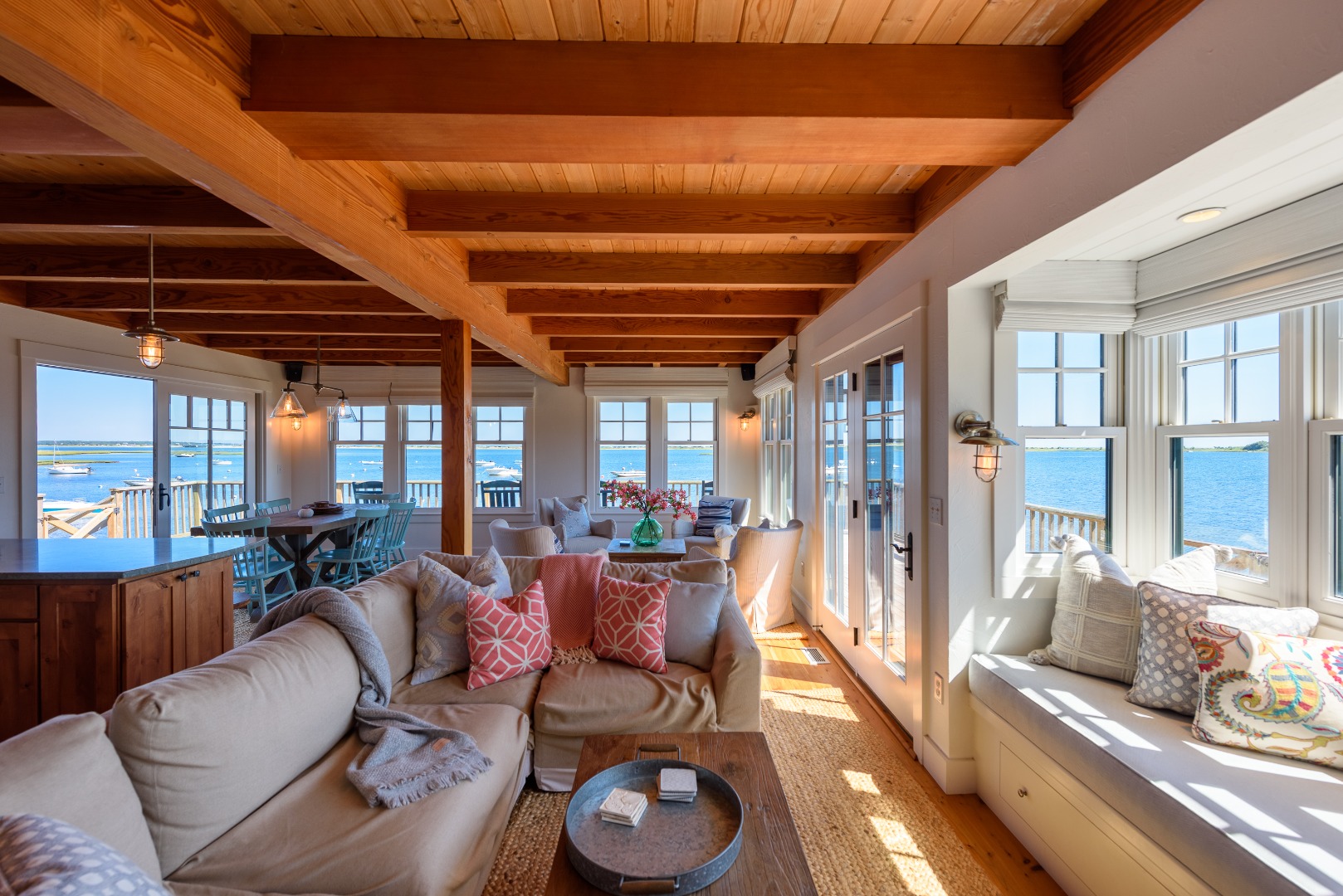25 The Boulevard Edgartown, MA 02539 - Photo 4 of 40 a living room with furniture and a large window