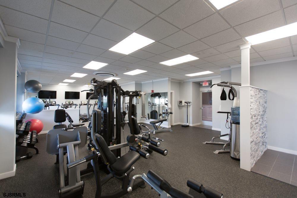 9400 Atlantic Avenue, Unit 912 Margate City, NJ 08402 - Photo 21 of 31 a view of a room with gym equipment