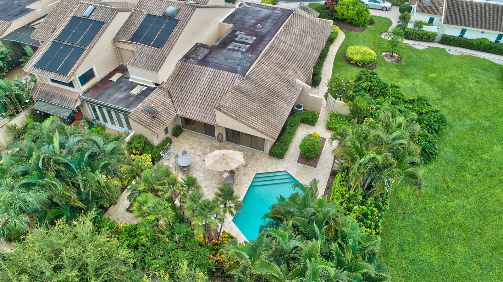 19508 Bay View Road Boca Raton, FL 33434 - Photo 42 of 77 Aerial pool view