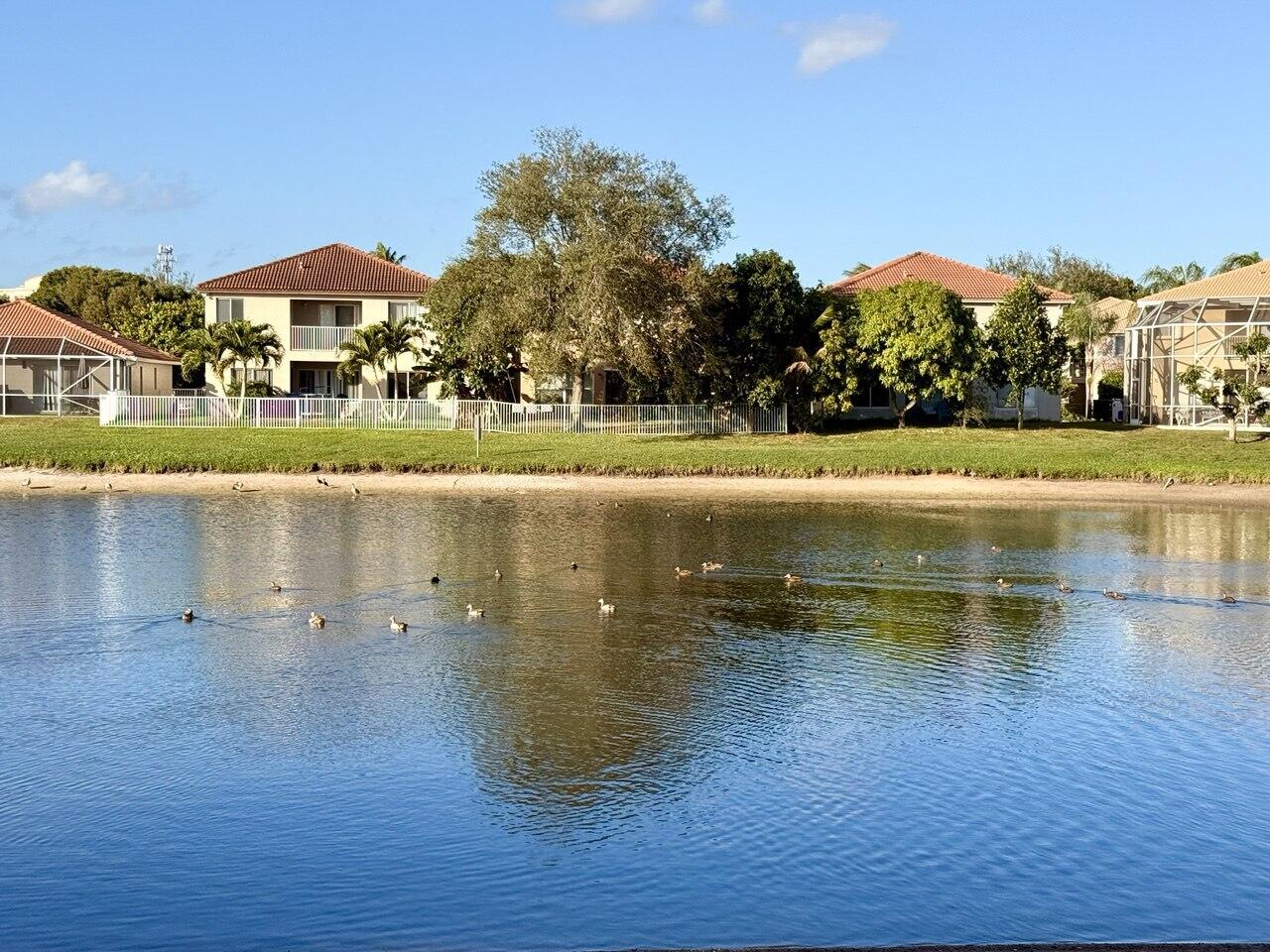 1067 Big Torch Street Riviera Beach, FL 33407 - Photo 4 of 23 a view of a lake with a houses in the background