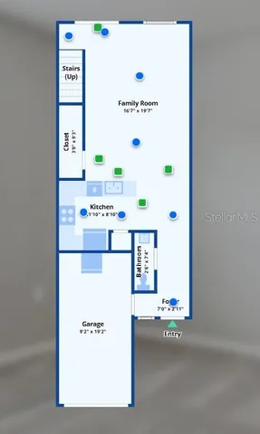a kitchen with stainless steel appliances a refrigerator sink and microwave
