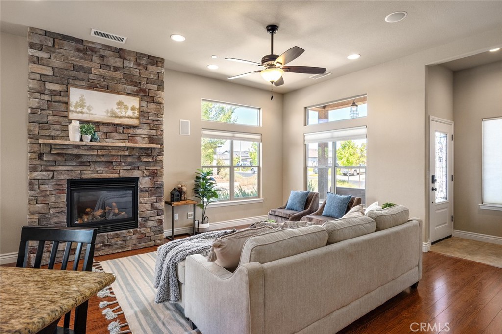 2775 Levi Lane Chico, CA 95973 - Photo 11 of 34 a living room with furniture and a fireplace