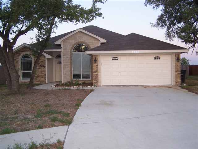 a view of a house with a yard and garage
