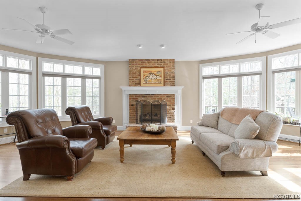 11010 Reeds Landing Road Midlothian, VA 23113 - Photo 11 of 50 Sunroom with fireplace