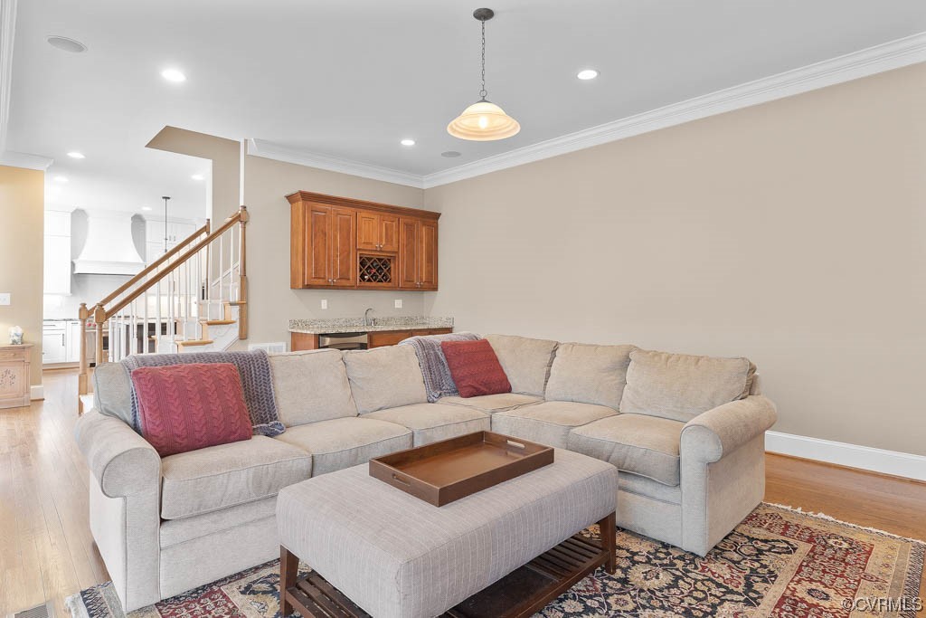11010 Reeds Landing Road Midlothian, VA 23113 - Photo 12 of 50 Family room has wet bar