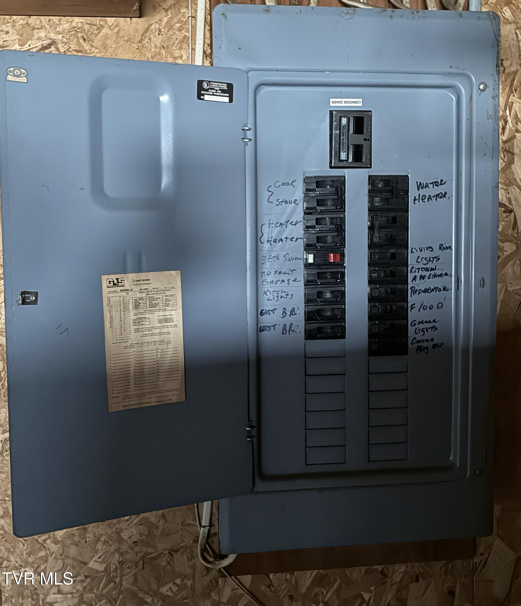 940 Middle Creek Road Afton, TN 37616 - Photo 71 of 80 garage-apartment breaker box