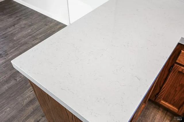 a view of wooden floor in a balcony