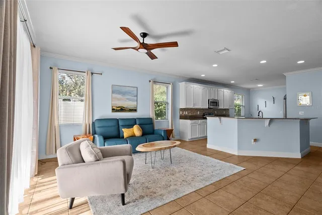a view interior of a house and an empty room