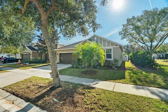 a view of outdoor space with sign board