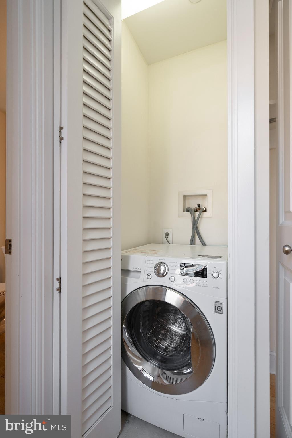 1701 Locust Street, Unit 1417 Philadelphia, PA 19103 - Photo 19 of 29 a utility room with dryer and washer