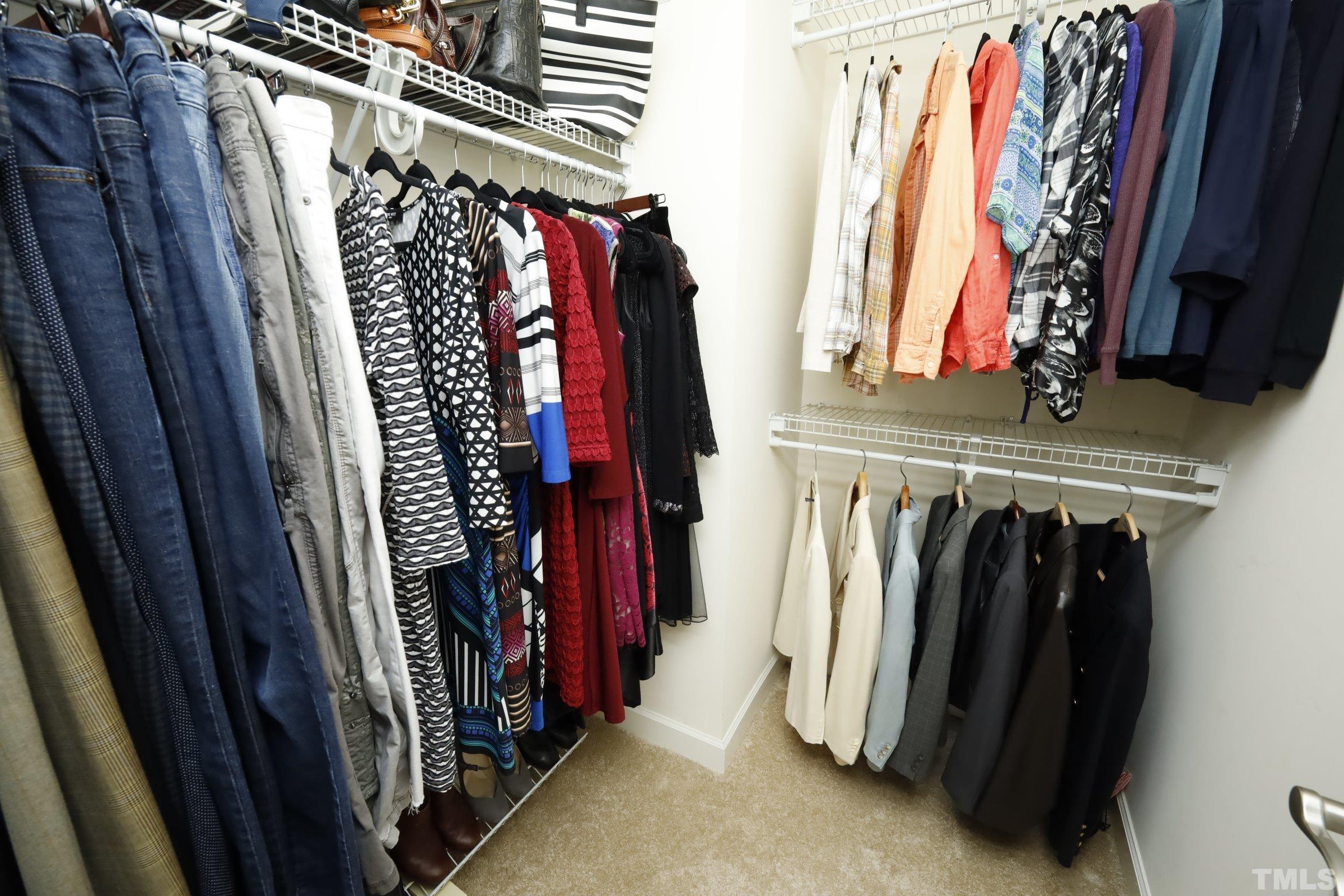 5325 Glass Ridge Road Raleigh, NC 27616 - Photo 27 of 42 a view of walk in closet with clothes