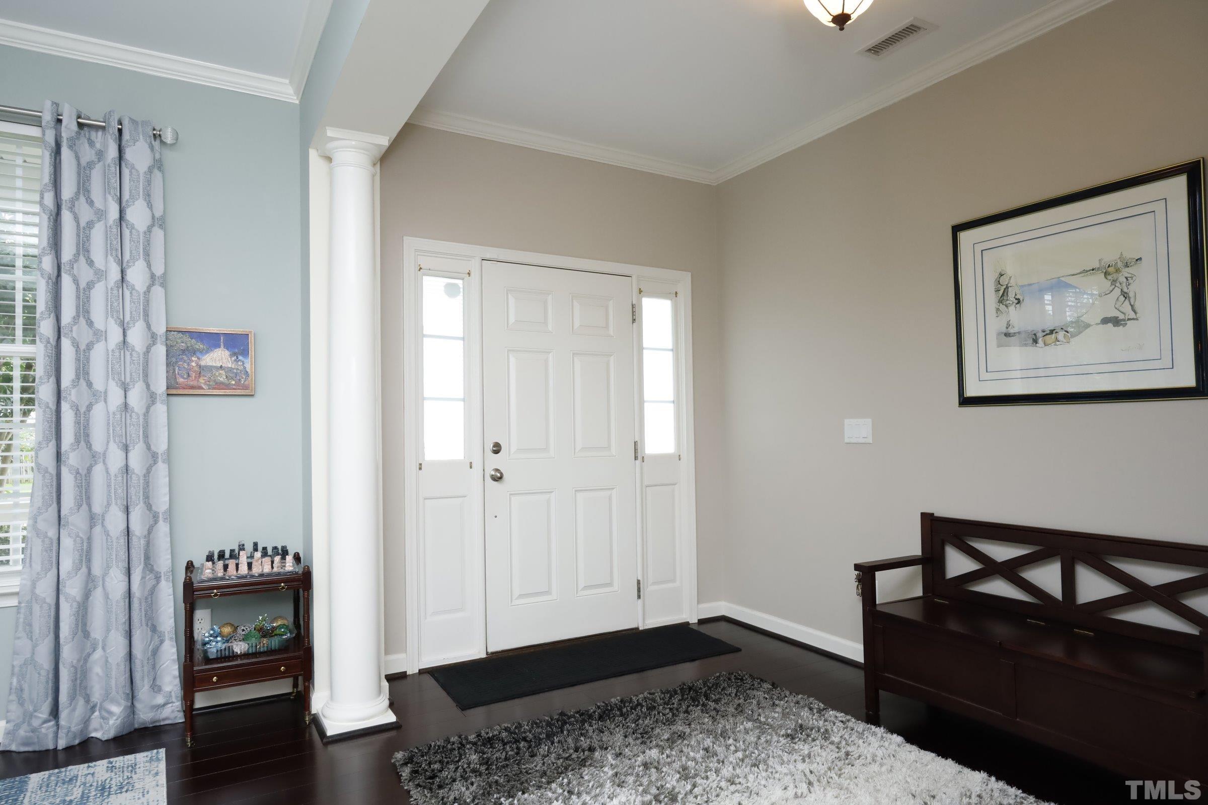 5325 Glass Ridge Road Raleigh, NC 27616 - Photo 3 of 42 a view of a hallway with interior of the house