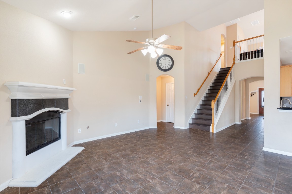 16622 Dover Mills Drive Spring, TX 77379 - Photo 7 of 20 a view of a livingroom with a staircase