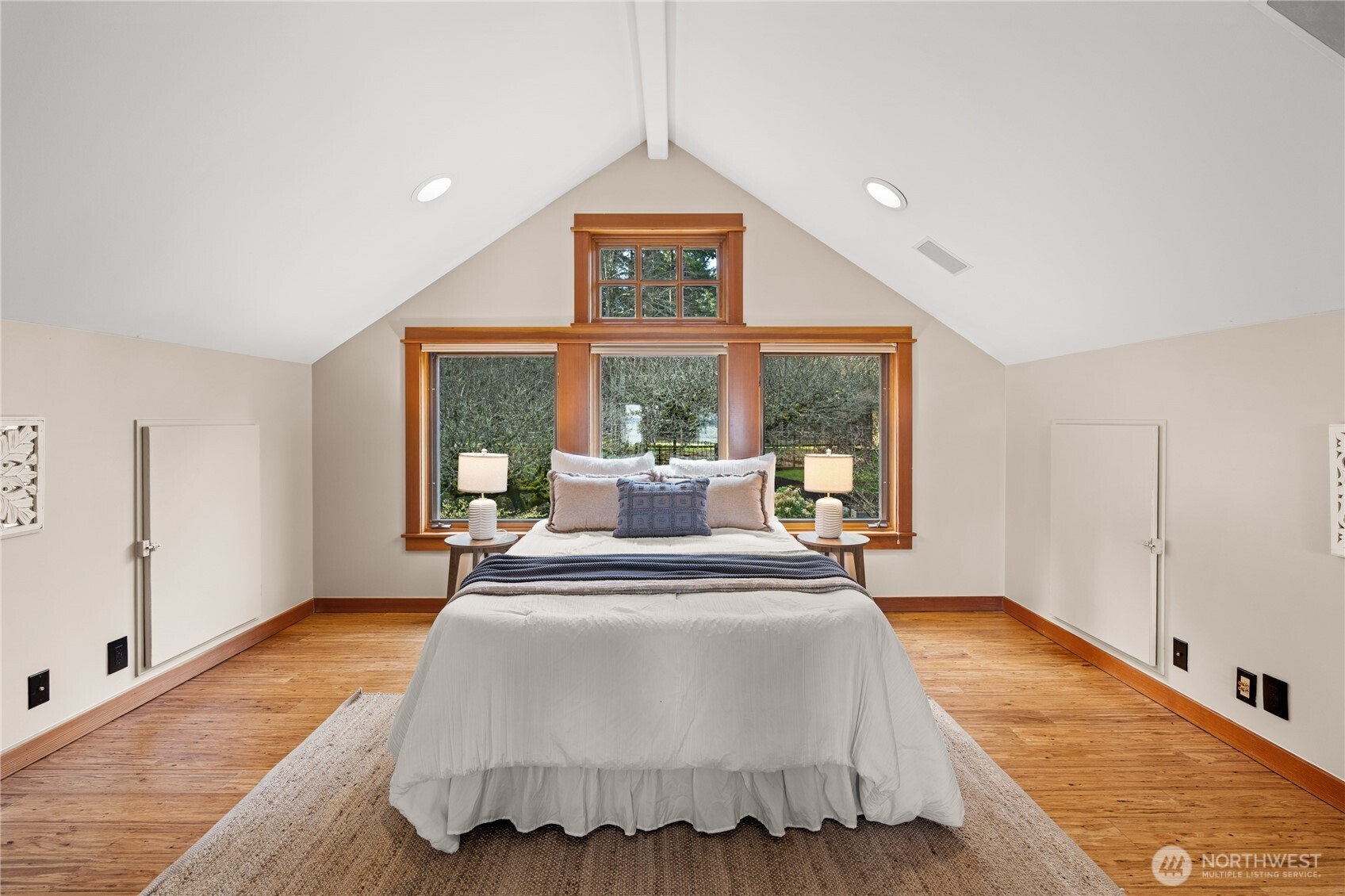 33244 Eglon Road Northeast Kingston, WA 98346 - Photo 23 of 40 a bed sitting in a room next to a window