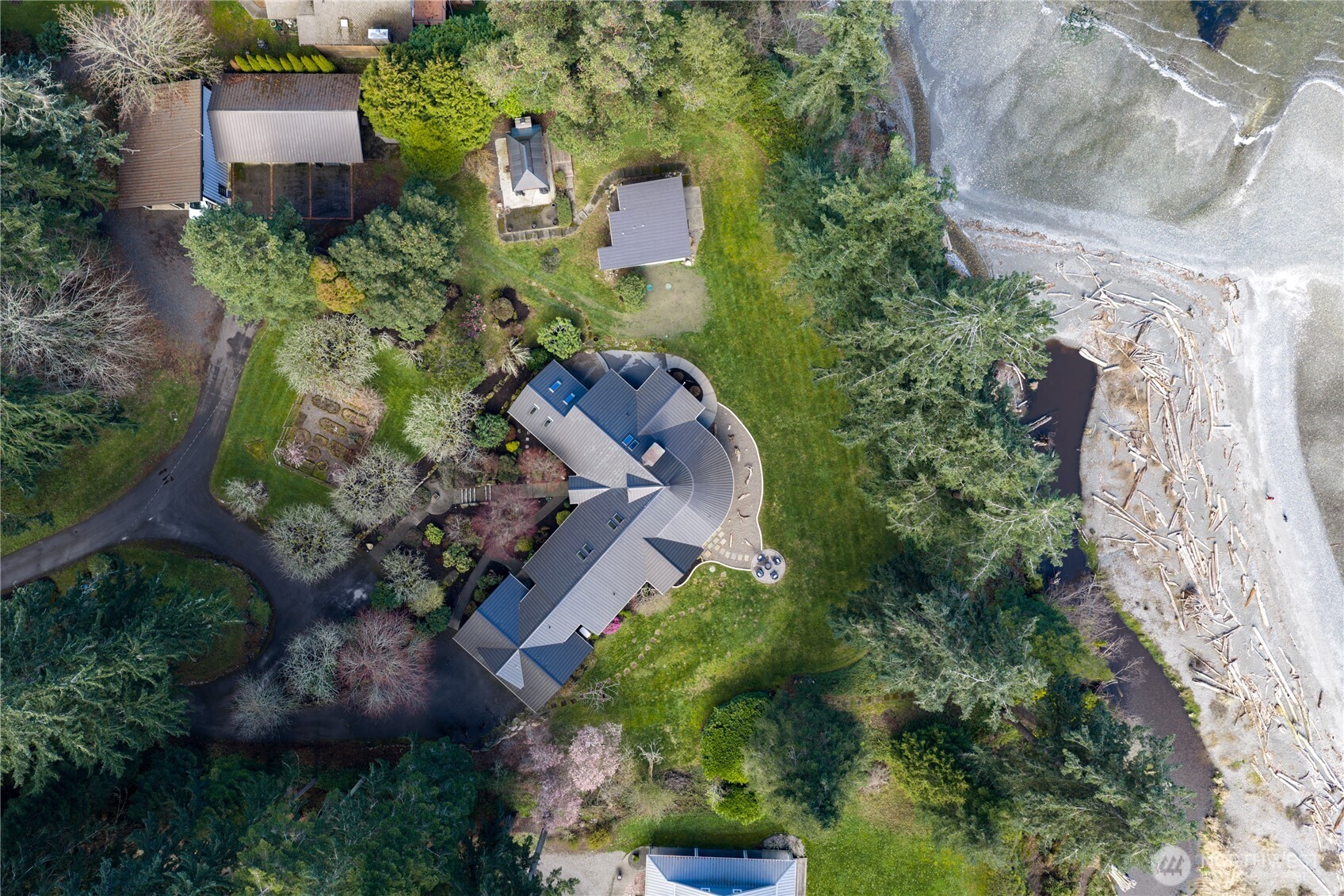 33244 Eglon Road Northeast Kingston, WA 98346 - Photo 40 of 40 an aerial view of house with yard