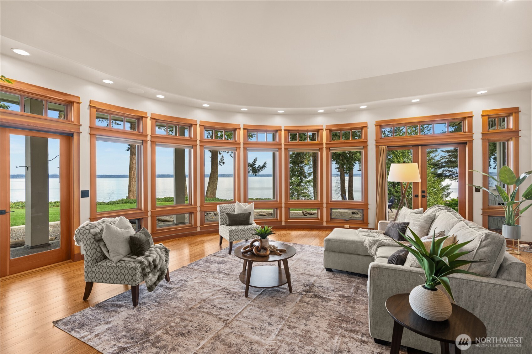 33244 Eglon Road Northeast Kingston, WA 98346 - Photo 6 of 40 a living room with furniture and a large window
