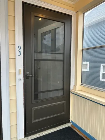 a view of front door