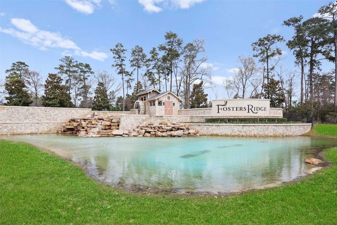 14239 Volcano Perch Drive Conroe, TX 77384 - Photo 37 of 39 Fosters Ridge offers a stately entrance to this beautiful community.