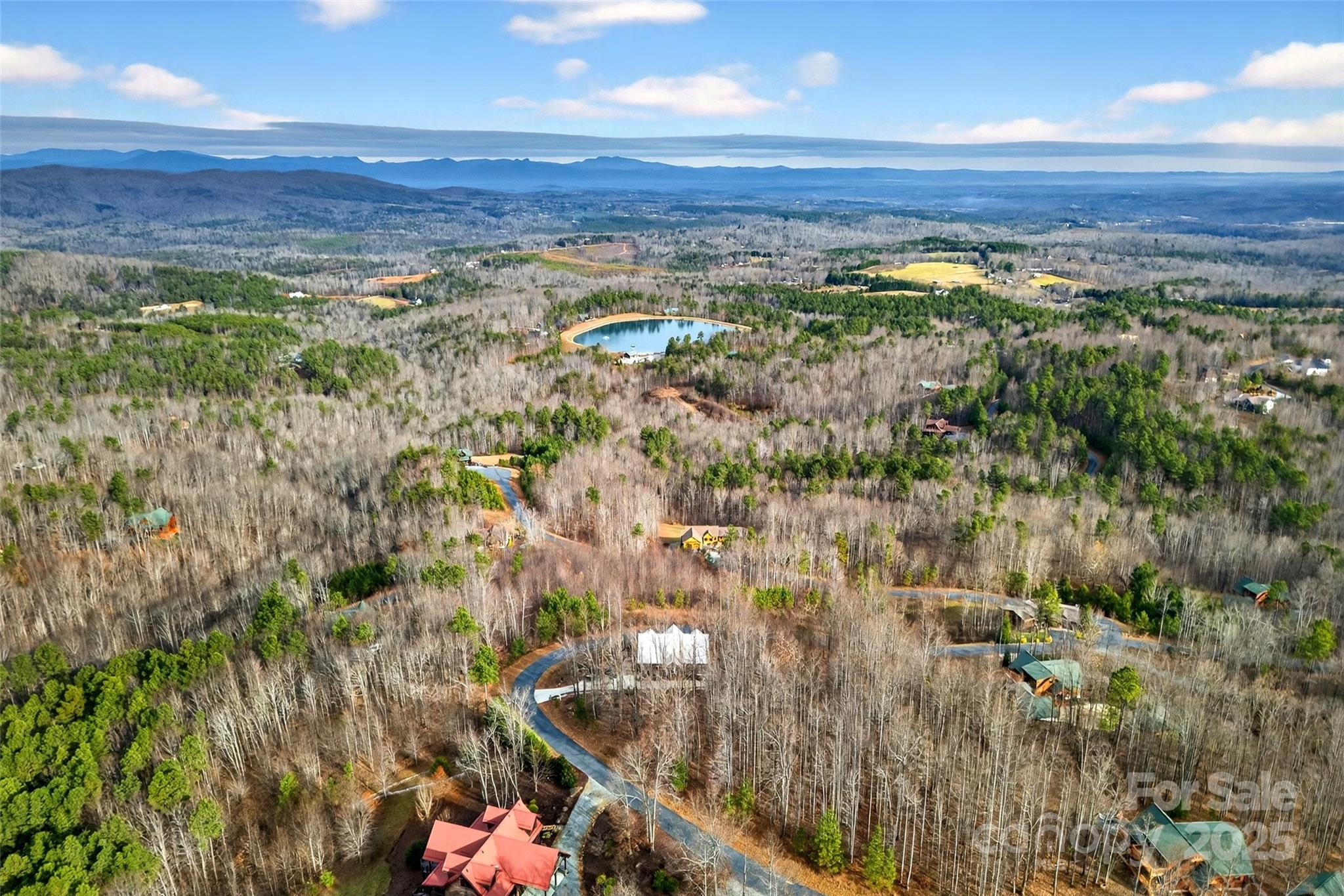 242 Lakeview Trail Nebo, NC 28761 - Photo 44 of 46 a view of a city and an ocean view