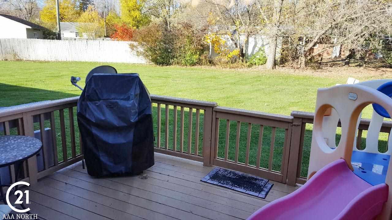 Enclosed private deck