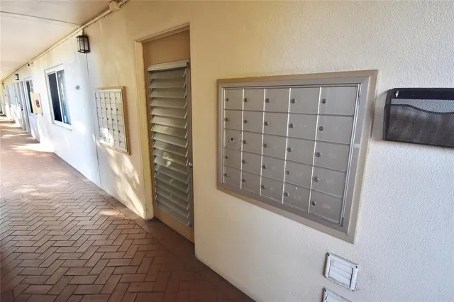 a view of front door