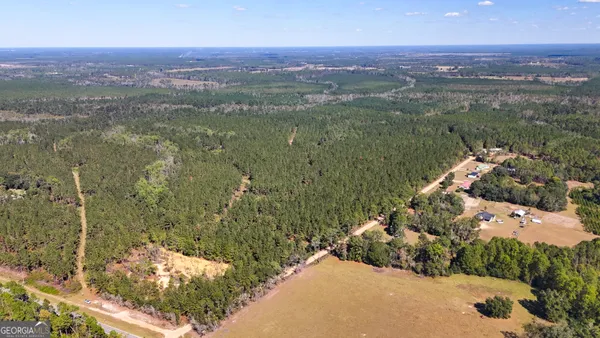 a view of a city with an ocean